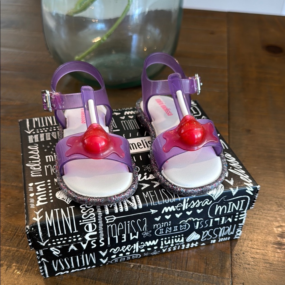 Mini Melissa Purple Kids Sandals